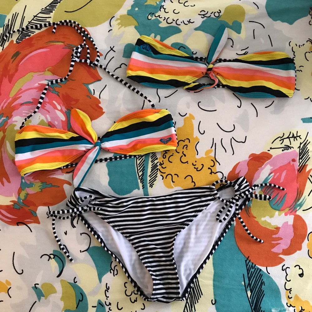 Roxy two piece bathing suit